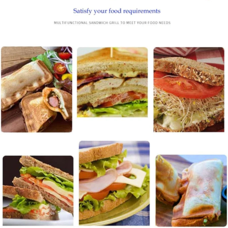 Sandwich Maker Pan: Non-Stick Double-Sided Toast Mold