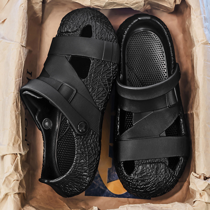 Thick-Soled Beach Slippers – Non-Slip & Breathable