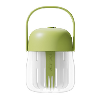 Salad & Fruit Cup – Built-in Ice Pack & Drainable Design