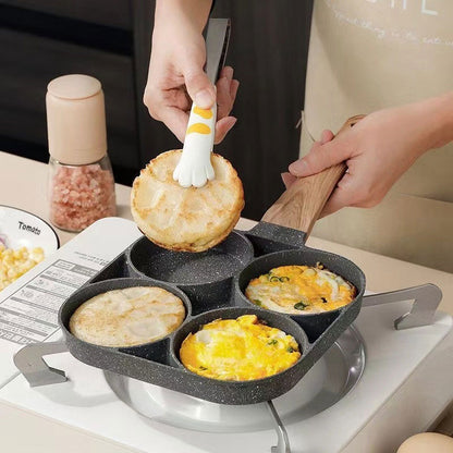3-in-1 Nonstick Frying Pan: Ideal for Eggs, Bacon, and Burgers