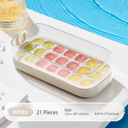 Large Capacity Press Ice Tray – Easy Release & Portion Control