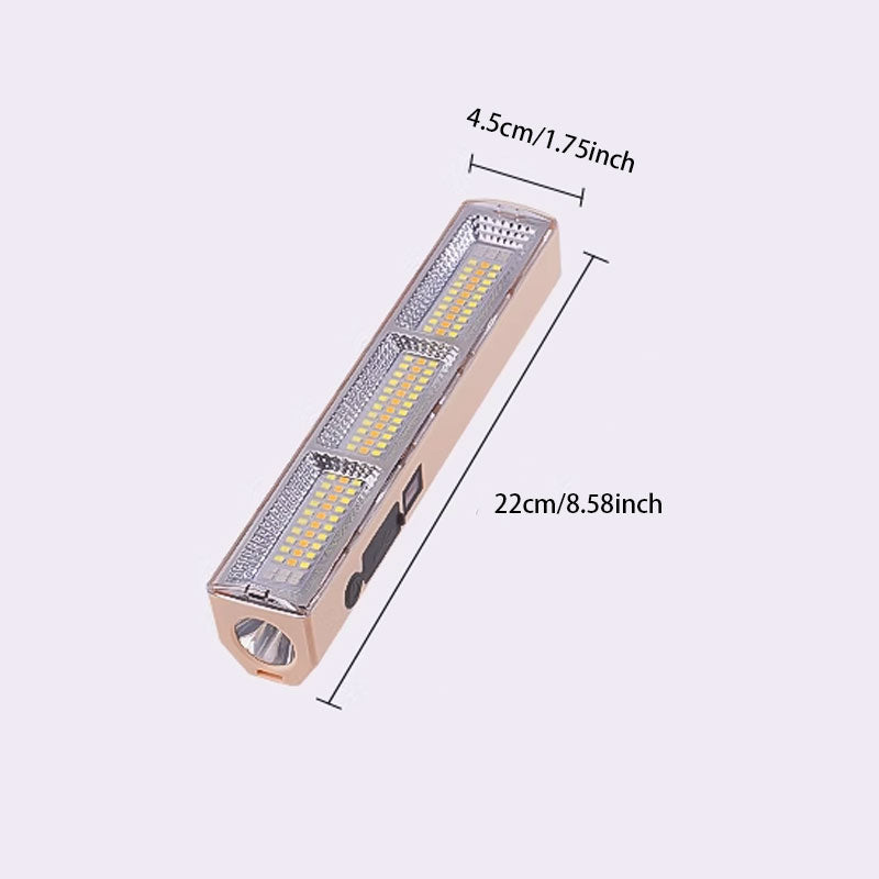Rechargeable LED Outdoor Light – Long Battery Life & Flash Warning Mode