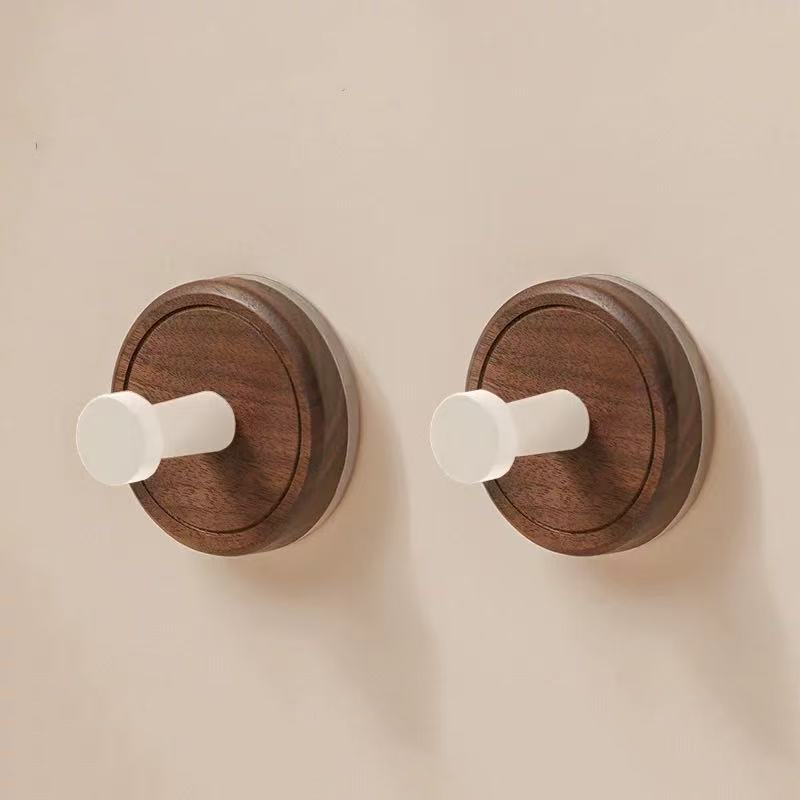Wooden Suction Cup Hook – Strong Load Capacity, No-Trace Installation