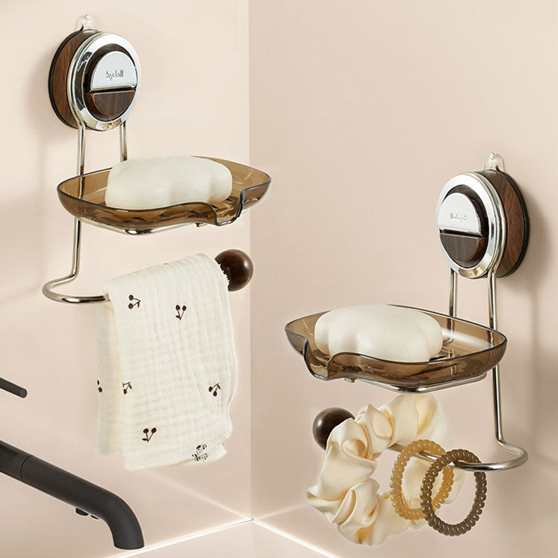 No-Drill Suction Soap Holder – Strong Hold & Drainable Design