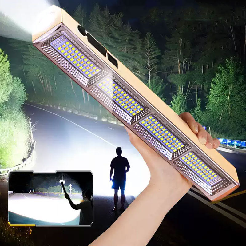 Rechargeable LED Outdoor Light – Long Battery Life & Flash Warning Mode