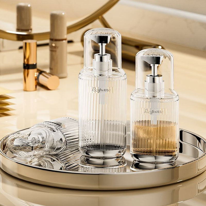 Travel Cosmetic Dispenser Bottles: Press-to-Use & Multi-Layer Leak Protection