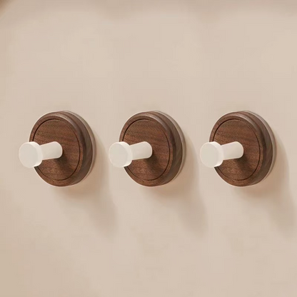 Wooden Suction Cup Hook – Strong Load Capacity, No-Trace Installation