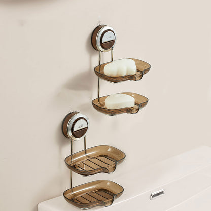 No-Drill Suction Soap Holder – Strong Hold & Drainable Design