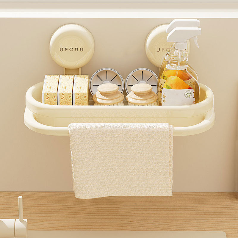 Kitchen Suction Storage Rack: No-Drill, Strong Load-Bearing & Easy to Clean