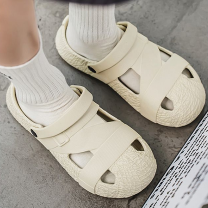Thick-Soled Beach Slippers – Non-Slip & Breathable