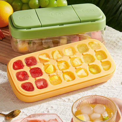 Large Capacity Press Ice Tray – Easy Release & Portion Control