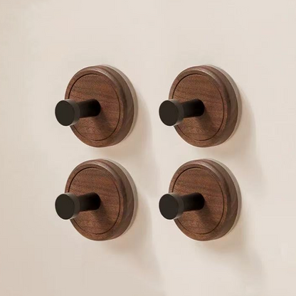 Wooden Suction Cup Hook – Strong Load Capacity, No-Trace Installation