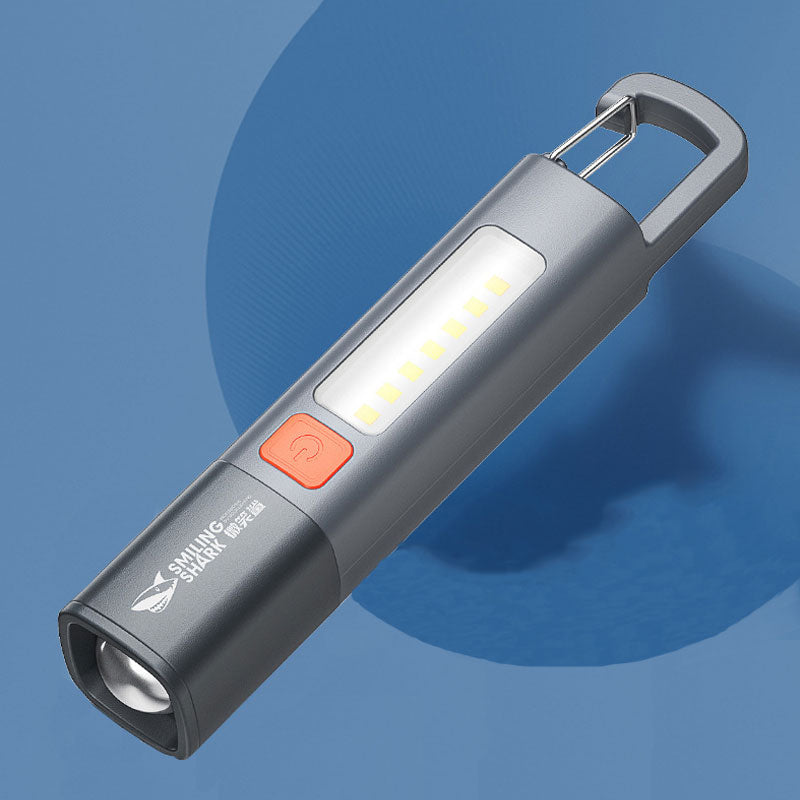 Zoomable Focus High-Lumen Flashlight: 3 Light Modes & Waterproof Design