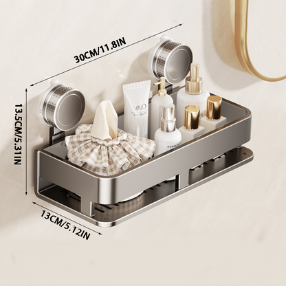 Suction Cup Bathroom Storage – Premium Material & Strong Load Capacity