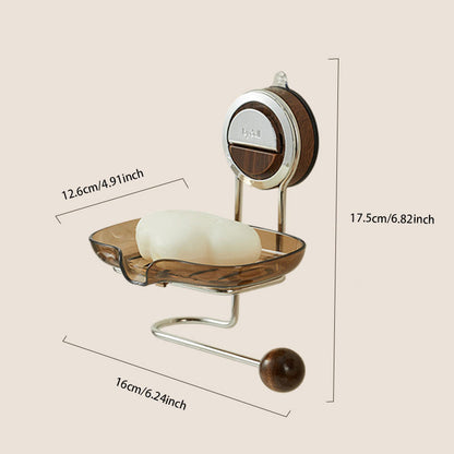 No-Drill Suction Soap Holder – Strong Hold & Drainable Design