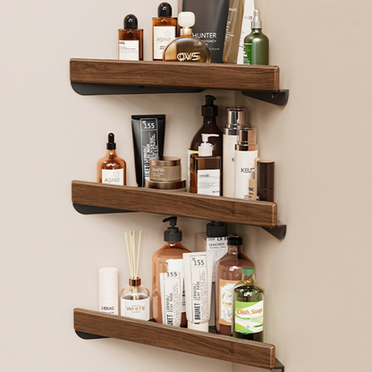 Triangle Bathroom Shelf – No-Drill & Strong Load Capacity