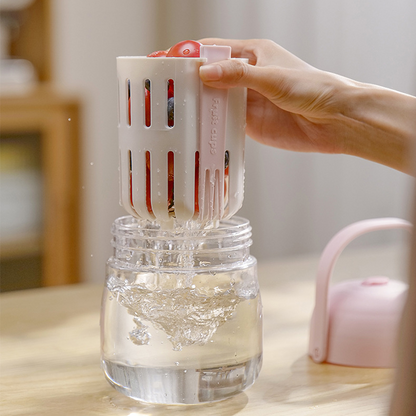 Salad & Fruit Cup – Built-in Ice Pack & Drainable Design
